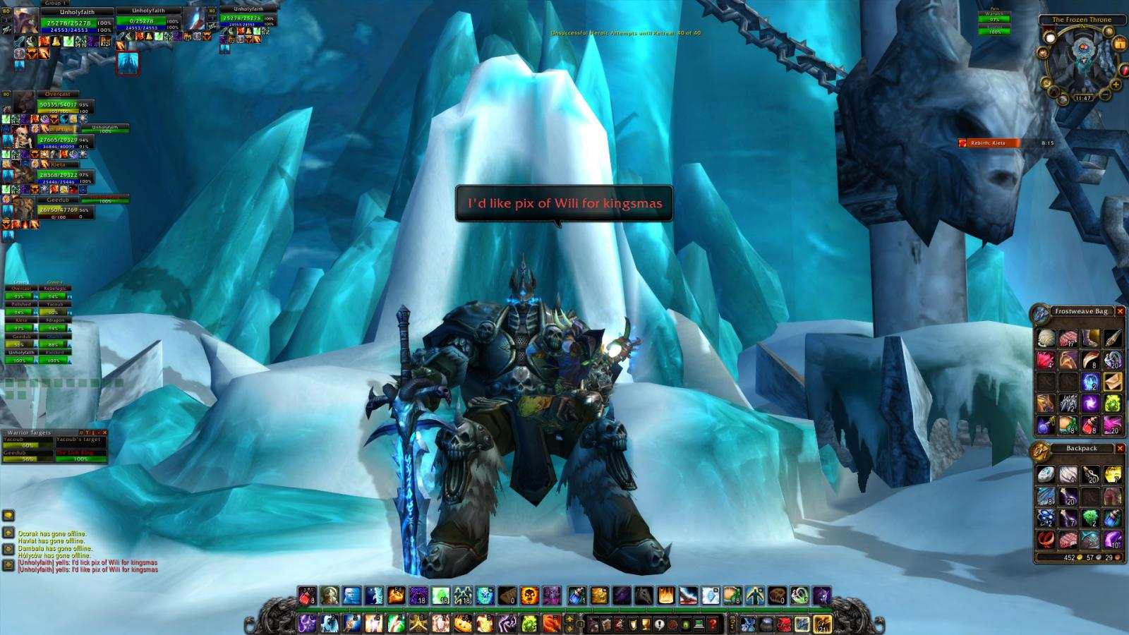 Asking Lichking for gifts